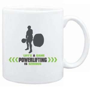  New  Lifes A Game . Powerlifting Is Serious  Mug Sports 