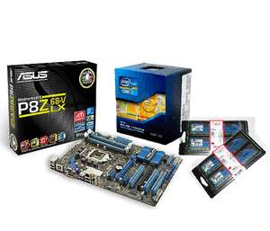 Intel Core i7 2600K CPU + Asus P8Z68 V LX LGA1155/ Motherboard + 16G 