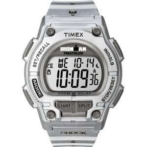  Timex Ironman Unisex Silver Shock Watch Electronics