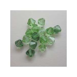   Boutique Crystal Bicone Beads, Green Mix, 6mm Arts, Crafts & Sewing
