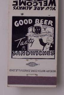 1950s Matchbook Woodys Sandwich Shop El Dorado AR MB  