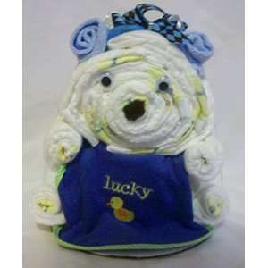  Boy Bear Diaper Cake Baby