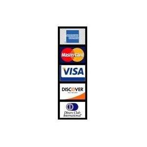  Assorted Credit Card Decal Pack