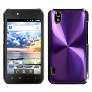 COSMO Hard SnapOn Phone Cover Case FOR LG MARQUEE LS855 Sprint PURPLE 