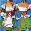   Girl Outfit Halloween Xmas Womens Fancy Dress Costume + Hat  