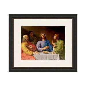  The Supper At Emmaus Framed Giclee Print