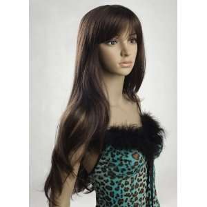 Brand New Long Brown Female Wig Synthetic Hair For Ladies Personal Use 