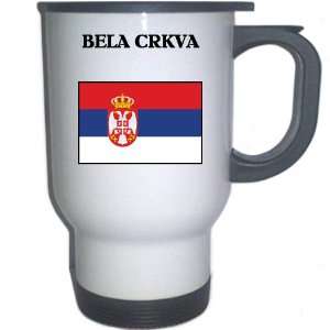  Serbia   BELA CRKVA White Stainless Steel Mug 