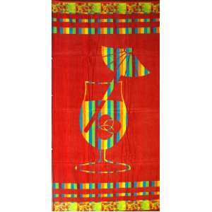   Time To Drink 40 x 70 Egyptian Cotton Beach Towel 1PC 