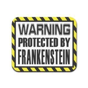  Warning Protected By Frankenstein Mousepad Mouse Pad 
