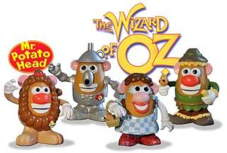 Wizard Of Oz Mr Potato Head Dorothy & Friends Set Of 4 *New*  