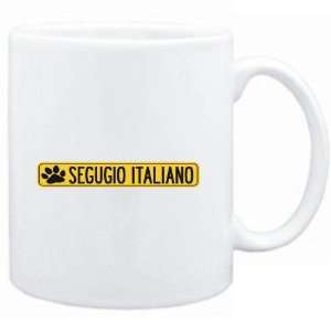  Mug White  Segugio Italiano PAW . SIGN / STREET  Dogs 