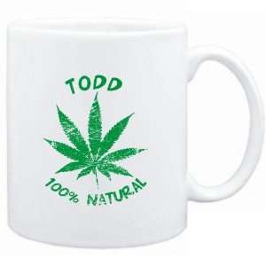  Mug White  Todd 100% Natural  Male Names Sports 