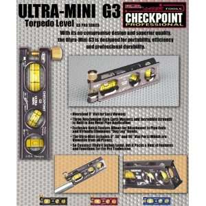  Checkpoint Ultra Mini G3 Torpedo Level   Red (# 303 