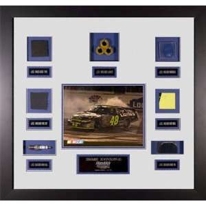   Nextel Cup Champion Framed Race Used Parts Piece