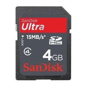  New SECURE DIGITAL, 4GB, ULTRA, CLASS 4   SDSDRH004GA11 