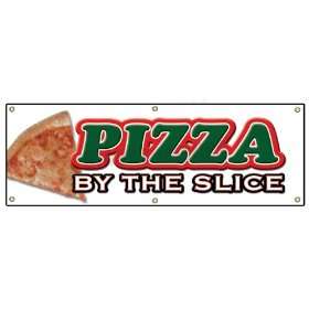  72 PIZZA by the SLICE  Outdoor Vinyl Banner  shop new 