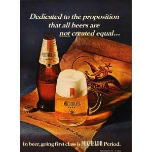  1969 Ad Michelob Beer Anheuser Busch St Louis Bottle 