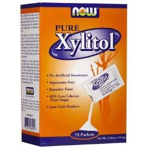  NOW Foods Xylitol ctts, 75 ct (Quantity of 4) Health 