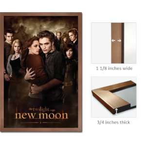   Framed Twilight Poster New Moon Cullens FrPas0115