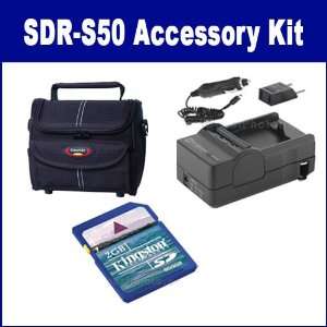  Panasonic SDR S50 Camcorder Accessory Kit includes KSD2GB 