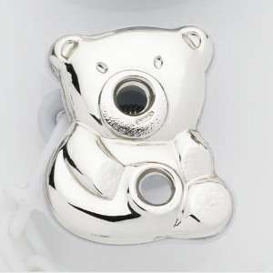  Cunill Sterling Silver Little Bear Pacifier Clip Baby