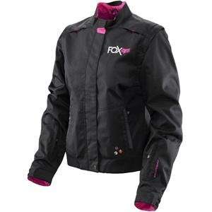  Fox Racing Womens Dakota Jacket   2010   X Large/Black 