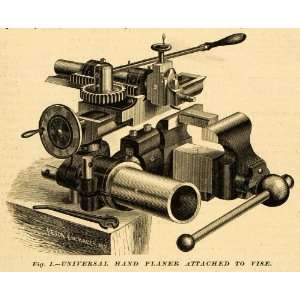  1874 Print Universal Hand Planer Jacob E. Suitterlan 