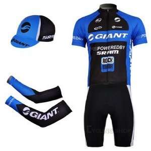  11 GIANT Giant jersey short set + + riding small cloth cap 