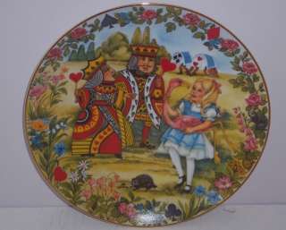Alice in Wonderland Croquet Collector Plate Viletta  