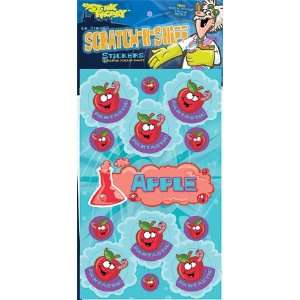  Dr Stinkys APPLE Scratch n Sniff Stickers) 2 sheets 4 x 6 