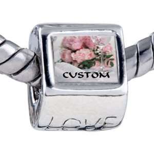   Custom European Charm Bead Fits Pandora Bracelet Pugster Jewelry