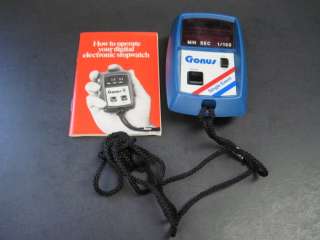 VINTAGE CRONUS STOPWATCH & Instructions IN BOX GREAT  