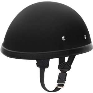  Basic/Custom Novelty Touring Motorcycle Helmet   Dull Black / Large
