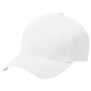 Cotton Twill 6 Panel Baseball Caps 11 COLORS WHITE YOUTH  