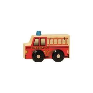  Fire Truck Scoots Wooden Car Toys & Games