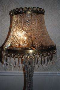 Turkish Crystal Floor Lamp, Cut Glass. Retails $8000  