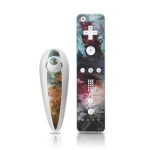  Paper Cut Design Nintendo Wii Nunchuk + Remote Controller 
