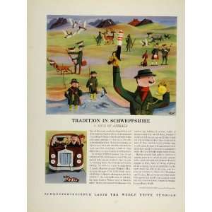  1963 Ad Schweppes Soda George Him Bird Hunting Hunters 