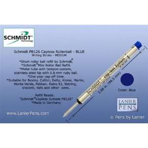  Schmidt P8126 Short Capless Rollerball   Blue Ink Office 