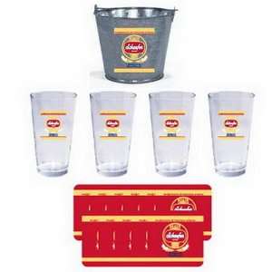  Officially Licensed Schaefer Beer Bucket, Pints & Coasters 