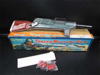 Vintage Sankai Tracer Machine Gun Toy Unused In Box  