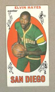 1969 70 TOPPS ELVIN HAYES RC #75 * San Diego  