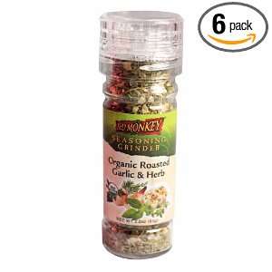 Red Monkey Foods Roasted Garlic and Savory Herb Spice Grinder Blend, 2 