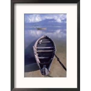  Rowboat on Shore, Danang, Vietnam Framed Photographic 