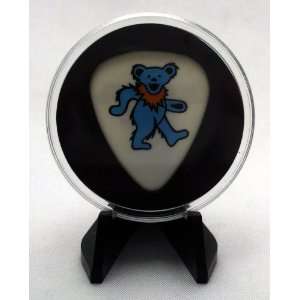 Grateful Dead Blue Dancing Bear Guitar Pick With MADE IN USA Display 