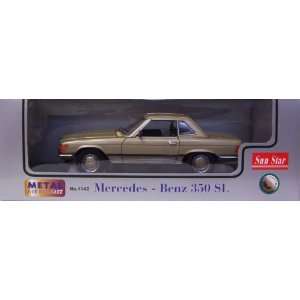  Mercedes Benz 350SL GOLD 118 Scale Toys & Games