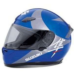  Suzuki 2007 Hayabusa Full Face Helmet Large  Blue 