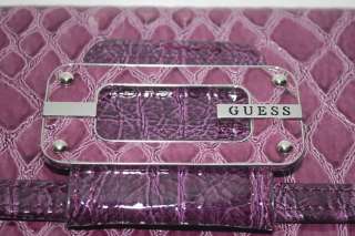 Guess DAISY LARGE Wallet w CHECKBOOK Black or Brown NWT  