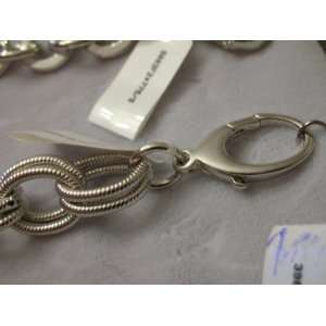   Sterling Silver spring double cable link chain USA 